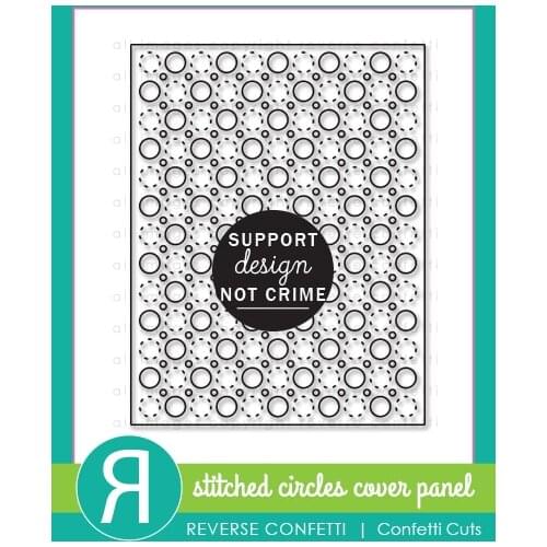 AliliArts Metal Cutting Dies Stitched Circles Panel diy Scrapbooking Photo Album Decorative Embossing PaperCard Crafts Die