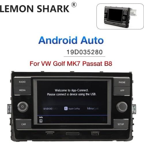MIB Android Auto Car Radio Carplay 6.5" Mirrorlink Multi-player for VW GOLF 7 MK7 Passat B8 T-ROC Lamando Tiguan L New Octavia