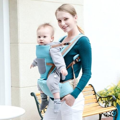 New born Multifunctional Breathable Kangaroos backpack Infant Sling Carrier Hip Seat ergonomic Baby wrap Carrier for All Seasons
