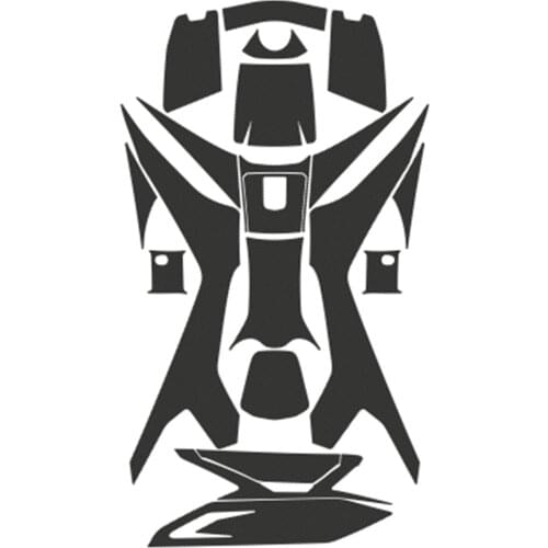 Motorcycle 2D Carbon Fiber Fairing Sticker Full Kit Decoration Decals Motorbike Body Sticker for kymco xciting s400 accessories