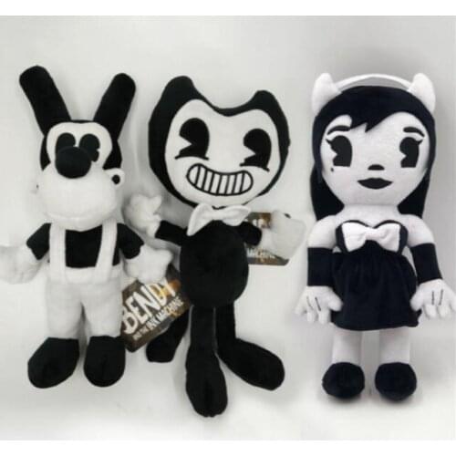 Cartoon Stuffed Animal Toys Bandy & Boris Dog Alice Size 30cm Plush Doll Soft Doll Kids Birthday Gift Thriller Game Halloween