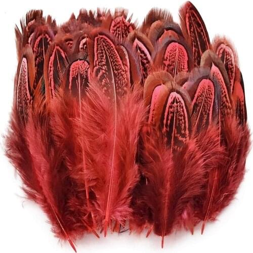 20/100pcs/lot Pheasant Feathers For Crafts Clothing diy marabou feathers for jewelry making wedding decoration accessories 4-8CM