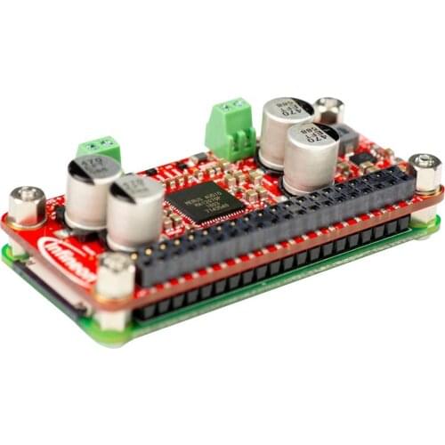 KIT40WAMPHATZWTOBO1 Audio Amp HAT Board, Raspberry Pi Zero and Raspberry Pi Zero Wireless, MERUS MA12070P