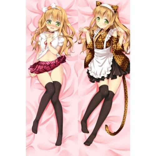 Japanese Anime Hentai Ouji to Warawanai Neko Leopard Pillowcase decorative Hugging Body Pillow Case Bedding