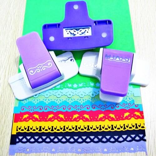 1PC Lace Embossing Printing Machine Kindergarten Manual Card Tool Paper Punches For Crafts Scrapbooking Cutter Hole Border Punch