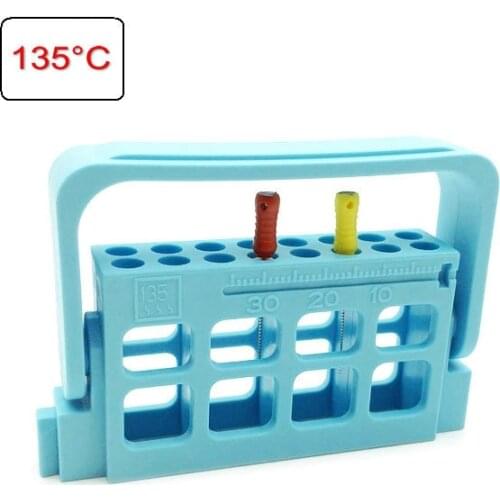 16 Holes Dental Endo Dispenser Endodontic File Drill Stand Holder 135 Degree Autoclavable Dentistry Tool