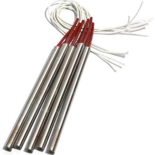 2PCS 20mm Diameter 320~360mm Length 304SUS Tubular Heating Pipe 110/220/380V Cartridge Heater 2000/2100/2150/2200W Electric Part