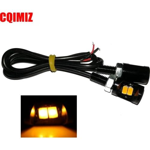 2 PCS Motorcycle LED Number Plate Light Car Trunk License Number Plate Light