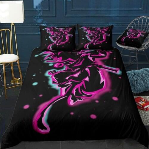 Goku Glow in The Dark Duvet Cover Comfortable Quilt Home Decora Design Universal Bedding Set Bedclothes+Pillowcase 3pcs