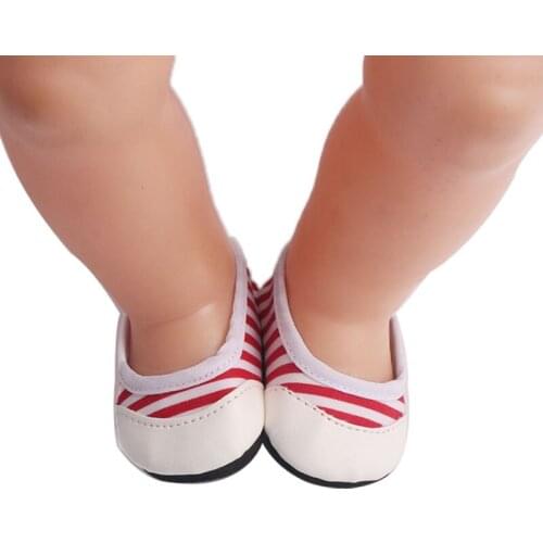 43 cm doll shoes and leather shoes for 18 inch Girl dolls, casual shoes, toys, boots and doll accessories. g2
