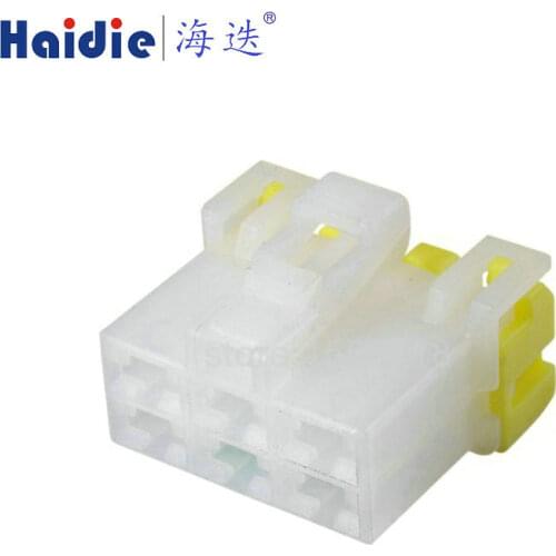 Free shipping 5sets 6pin plastic housing plug female electrical wiring cable connector 7123-6060