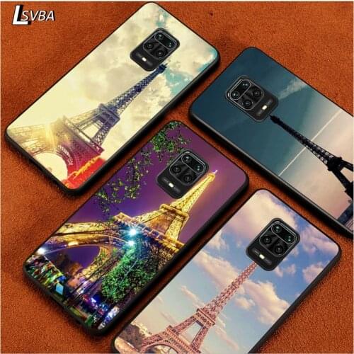 Beautiful Eiffel tower for Redmi K30 K30S K30T K20 10X 9i 9 9A 9C GO 8A 8 7 6 6A 5A 4X S2 Pro Plus Ultra Black Phone Case