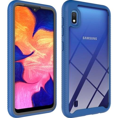 Hybrid Full Body Rugged Protection Cover For Samsung GALAXY M10 Case TPU Bumper Crystal Clear Armor Case For Galaxy A10 Funda