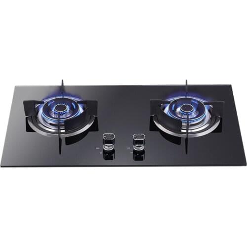 Home Fierce fire stove Desktop embedded dual-use gas stove Aluminum alloy edge cooker stove Thermocouple extinguishing protectio