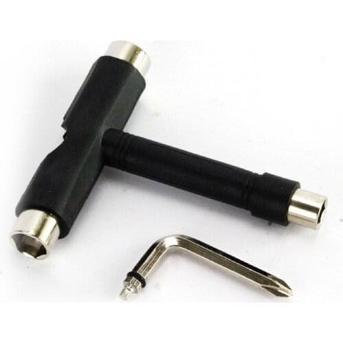 Good Quality New Style T-type skateboard tool All in one Screwdriver Socket Multifunction Skate T-Tool Mini Kick Scooter Tool