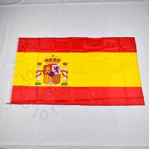 Spain Hispanic espanol flag Banner 3x5 Foot 90*150cm Hanging National flag Home Decoration flag
