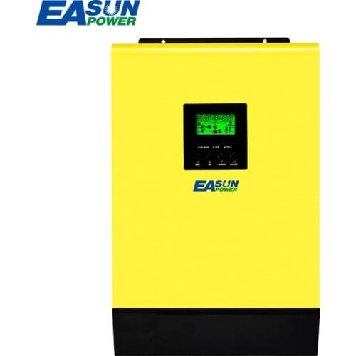 EASUN POWER 230Vac 3000Va 48V Battery Charger 3000W Pure Sine Wave Hybrid Solar Inverter For Lithium Monitoring