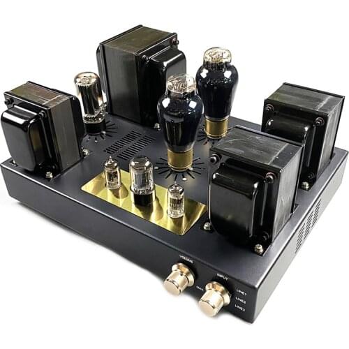 300B single-ended tube amplifier KIT-1, 8+8W pure Class A HIFI fever power amplifier，Input sensitivity: 1000mv