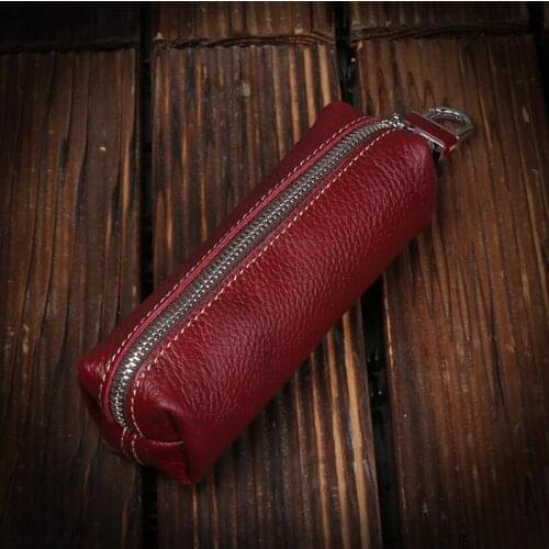 Hot Sale Car Keys Holder Men Key Wallets Genuine Leather Coin Purse Women Housekeeper Plus Designer Keys Case With Keychain