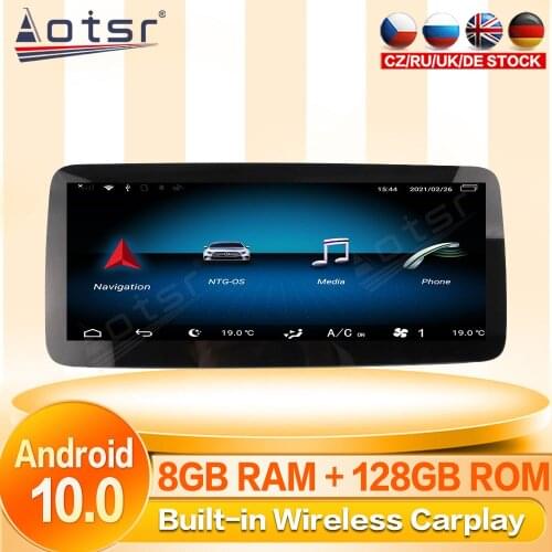 Android Tape Radio Recorder Car For MERCEDES BENZ SLK Class SLK200 SLK230 R172 2012+ GPS Navi Player Stereo Autoradio Head unit