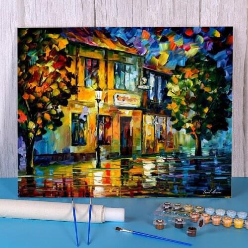 Little Square Painting By Numbers Kit Acrylic Paints 50*70 Painting On Canvas Decorative Paintings For Kids For Handicraft