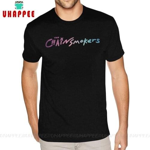 The Chainsmokers Fashionable T Shirts XXXL For Men Screen Printed Graphic T-shirts