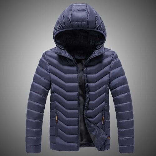 Mens All-Season Ultra Lightweight Packable Down Jacket Water and Wind-Resistant Breathable Coat Big Size Men Hoodies Jackets