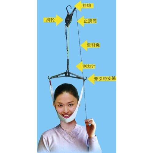 Over Door Neck Cervical Traction Device Kit Neck Back Stretcher Adjustment Chiropractic Neck & Back Strain Home Head Brace