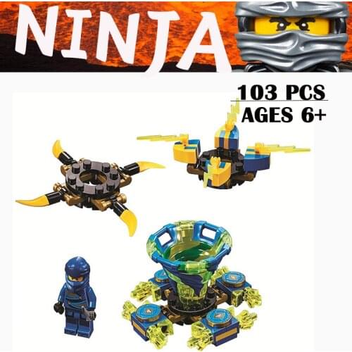 Ninja Set Bricks Toy Spinning Ninja Figure Building Blocks Japanese Anime Brick Toys for Boy Kids Children Gift