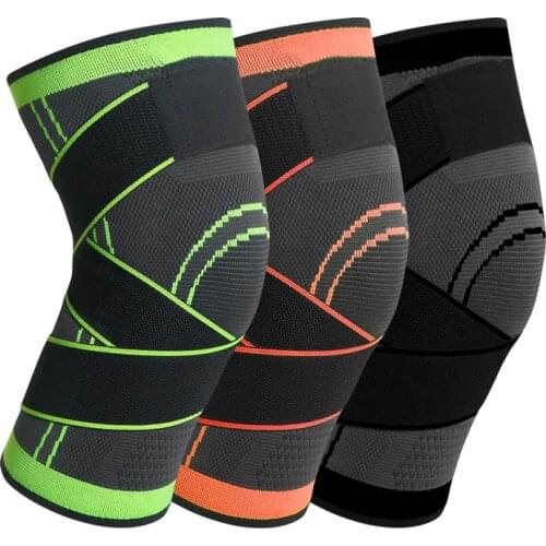 New Adult Knee Pads Bike Cycling Protection Knee Basketball Sports Knee Pad Knee Leg Covers Anti-collision Protector Bandage