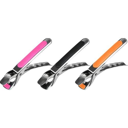 Non-slip Pot Pan Gripper Clip Hot Dish Plate Bowl Clip Retriever Tongs Silicone Handle Kitchen Tool Air Fryer Camping Tool