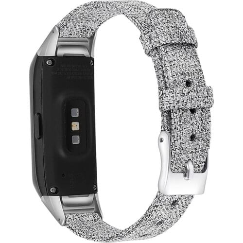 Canvas Nylon Replacement Watch Bands Watch Strap for Samsung Galaxy Fit SM-R370 Watch Accessories