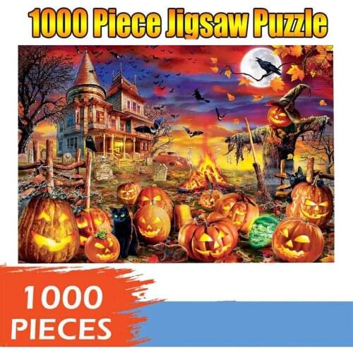 1000 Piece Adults Puzzles Large Puzzle Game Toys For Adults Childrens kids Games Educational Toy Personalized Halloween Gift
