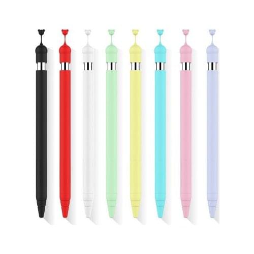 Pencil case for Apple pencil generation silicone cartoon accessories Apple iPad stylus anti-fall cartoon pen sleeve