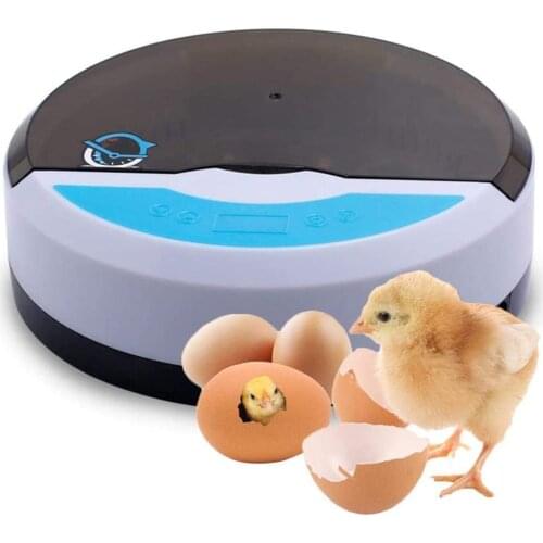 9 Holes Semi Automatic LED Incubator Temperature Humidity Chicken Incubator Farm Hatchery Machine Accessories For Bird Quail