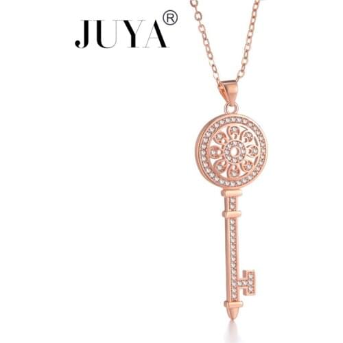 Christmas deals 2020 new fashion key necklace for women gift gold rose gold chain necklaces pendants colier femme 2020