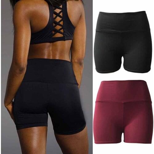 Sexy High Waist Breathable Shorts Womens Sports Wear Workout Athletic Gym Fitness Yoga Short Pants Leggings Shorts