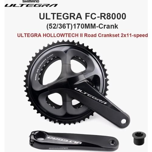 SHIMANO Ultegra R8000 2x11 Speed Crankset ST-R8000 11V Shifter BR-R8000 Dual-Pivot Brake Caliper FD-R8000 Derailleur Set R7000