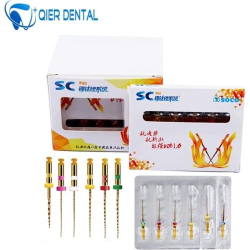 Dental root canal instruments sc-pro file soco / Endodontic rotary file niti endo file for endomotor /Super root file engine use