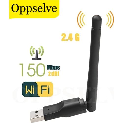 USB Wifi Adapter For PC Desktop Laptop 150Mbps USB 2.0 WiFi Wireless Network Card 802.11 B/g/n LAN AdapterWith Rotating Antenna