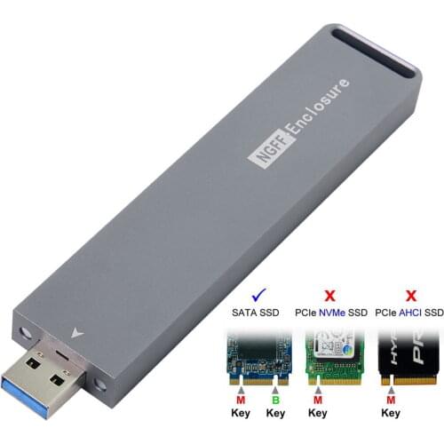 USB 3.0 External PCBA to NGFF M2 B/M-key SSD Conveter Adapter Card Flash Disk Type