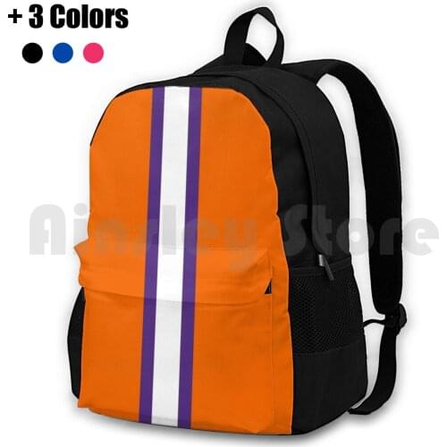 Clemson Tigers Stripes Outdoor Hiking Backpack Waterproof Camping Travel Clemson Tigers Clemson Football College Trevor