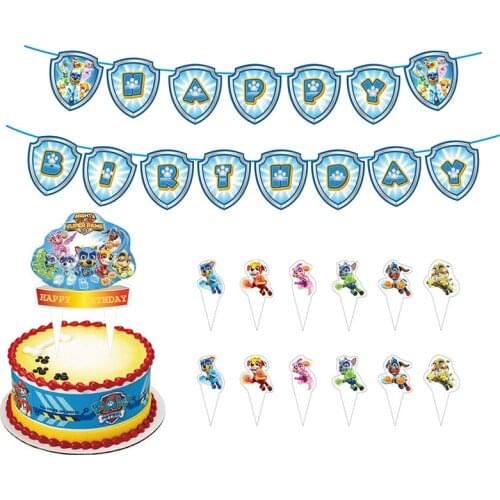 Paw Patrol Confetti Latex Balloons Happy Birthday Banners Party Decor Boy Girl Children Kid Birthday Balloons Kids Toy Gift