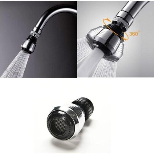 High Quality 360 Degree Diffuser Nozzle Filter Mesh Adapter Water Bubbler Swivel Head Saving Tap Faucet Aerator Connector New