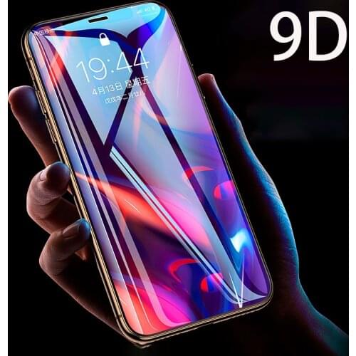 9D Tempered Glass For iPhone 11 Screen Protector Glass On For iPhone 11 12 Pro Max Mini Glass For iPhone Xs Max XR XS Glass