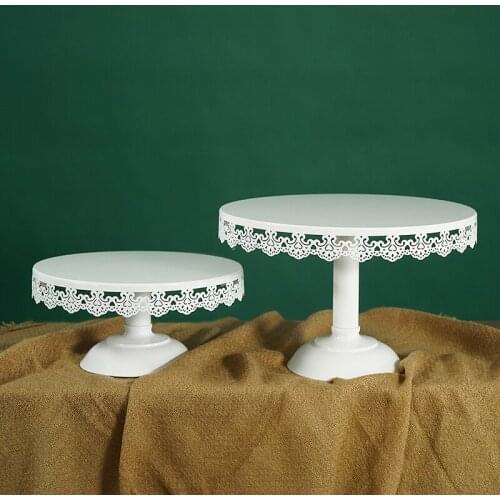 10/12 inch Lace cake stand fondant cake decoraion tools for wedding party bakeware Cake tray rack Cosmetics storage DGJ014