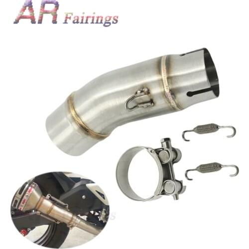 18-19 Ninja400 Exhaust Middle Pipe for Kawasaki Ninja 400 Z400 2018 2019 Link Pipe Stainless Steel