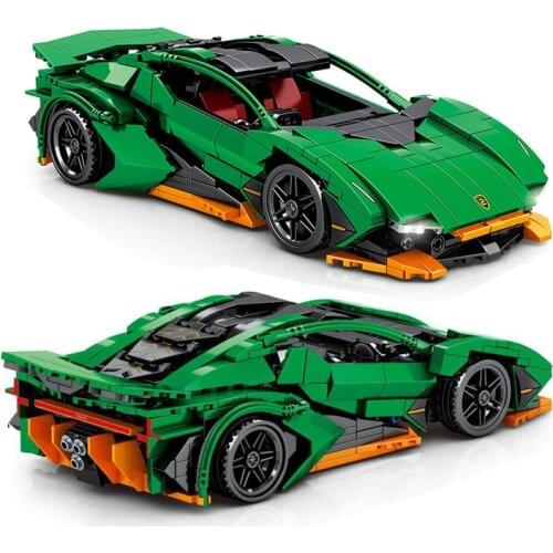 8315 Mechanical Mania Green Blue Boki Ni Model Assembly Small Particle Blocks Toys Gift To Big Boy