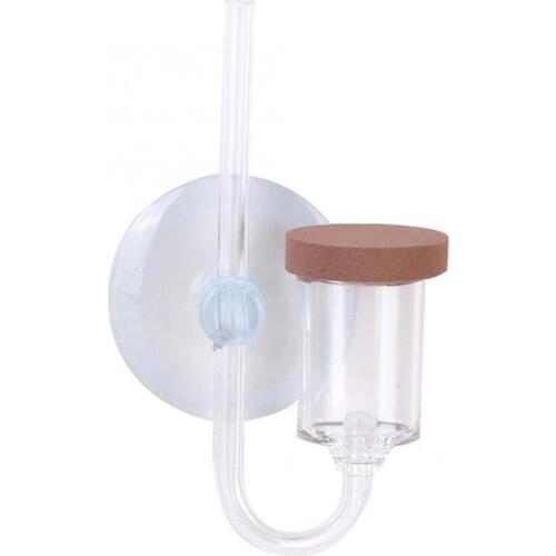 Aquarium Supplies Acrylic U-tubes Suction Cups CO2 Diffusers Carbon Dioxide Check Valve Reactor Regulator Fish Tank Live Plant