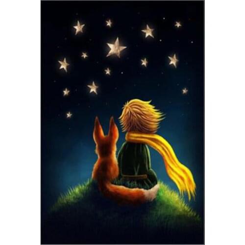 Full Square round Drill 5D DIY Diamond Painting The Little Prince Embroidery Beads Cross Stitch Mosaic Home Decor gift